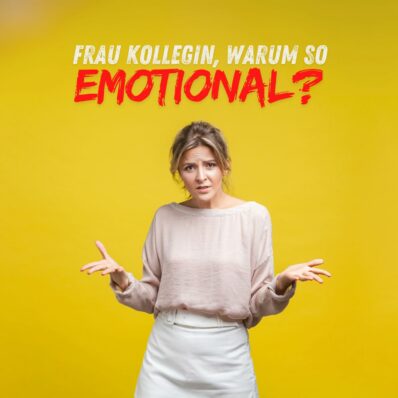 Zu emotional oder zu zurückhaltend!